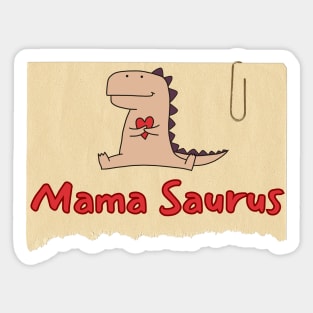 Mama Saurus Sticker